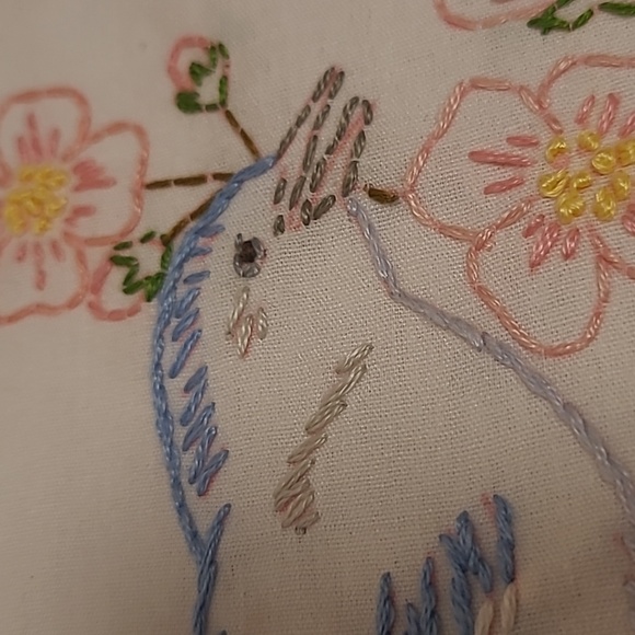 Vintage Hand Stitched Idaho State Bird & Flower - Picture 7 of 16